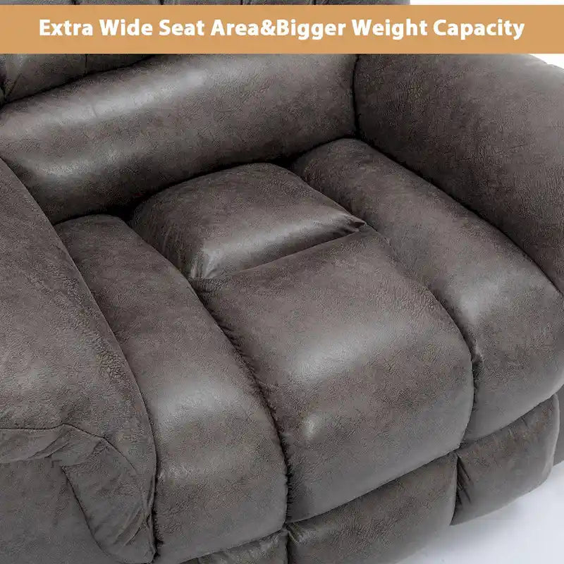 Fauteuil releveur électrique surdimensionné de 42 pouces de large avec massage et chauffage