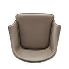 Fauteuil de salle à manger Callie en cuir recyclé