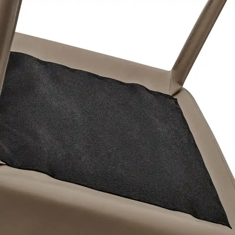 Fauteuil de salle à manger Callie en cuir recyclé