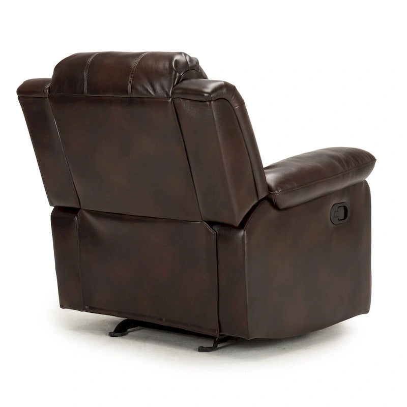 Fauteuil inclinable à bascule Charleston en cuir et gel de Greyson Living