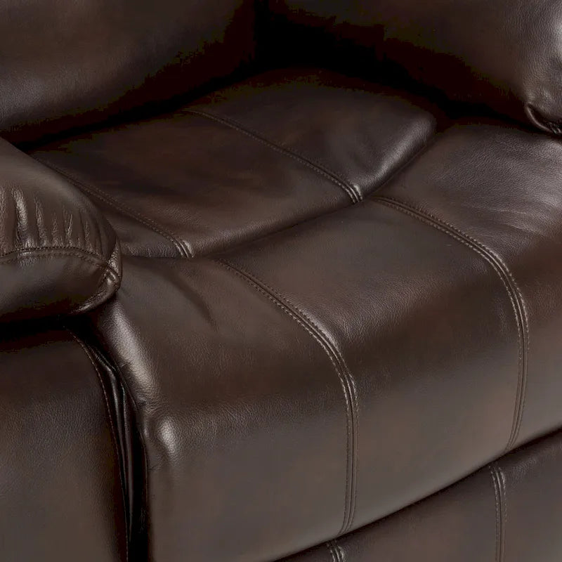 Fauteuil inclinable à bascule Charleston en cuir et gel de Greyson Living