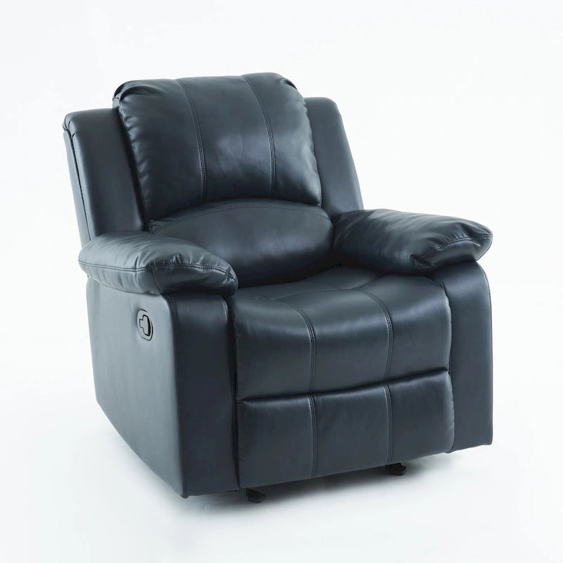 Fauteuil inclinable à bascule Charleston en cuir et gel de Greyson Living
