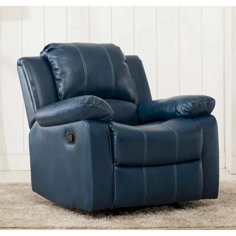 Fauteuil inclinable à bascule Charleston en cuir et gel de Greyson Living