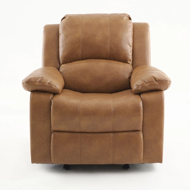 Fauteuil inclinable à bascule Charleston en cuir et gel de Greyson Living