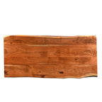 Table de salle à manger Timbergirl en bois massif à bords naturels