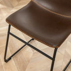 Ensemble de salle à manger rond 5 pièces Varna de Roundhill Furniture, table à tréteaux et 4 chaises