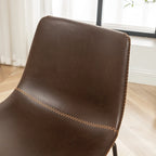 Ensemble de salle à manger rond 5 pièces Varna de Roundhill Furniture, table à tréteaux et 4 chaises