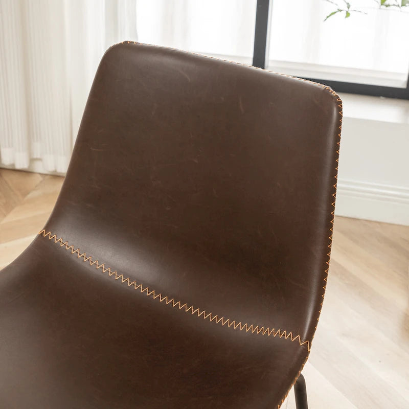 Ensemble de salle à manger rond 5 pièces Varna de Roundhill Furniture, table à tréteaux et 4 chaises