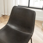 Ensemble de salle à manger rond 5 pièces Varna de Roundhill Furniture, table à tréteaux et 4 chaises