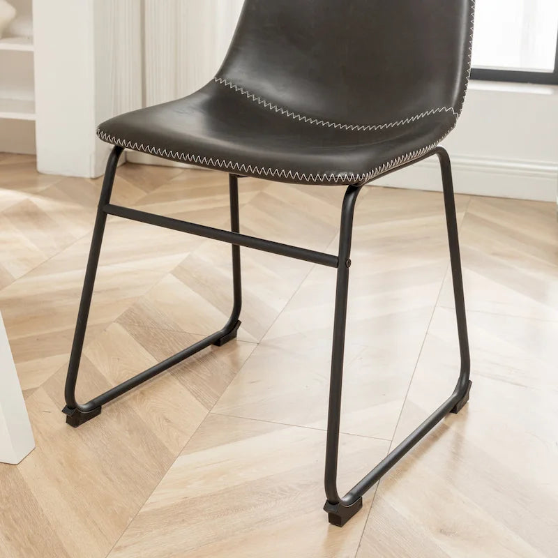 Ensemble de salle à manger rond 5 pièces Varna de Roundhill Furniture, table à tréteaux et 4 chaises