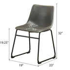 Ensemble de salle à manger rond 5 pièces Varna de Roundhill Furniture, table à tréteaux et 4 chaises