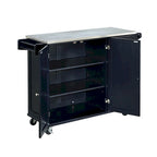 Chariot de cuisine Dolly Madison avec plateau en acier inoxydable par Homestyles