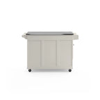 Chariot de cuisine Dolly Madison avec plateau en acier inoxydable par Homestyles