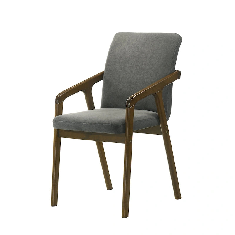 Chaises de salle à manger rembourrées rustiques et simples CraftPorch (ensemble de 6)