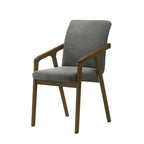 Chaises de salle à manger rembourrées rustiques et simples CraftPorch (ensemble de 6)