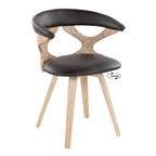 Fauteuil pivotant de salle à manger/d'appoint Carson Carrington Viby, style moderne du milieu du siècle - Non disponible