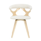 Fauteuil pivotant de salle à manger/d'appoint Carson Carrington Viby, style moderne du milieu du siècle - Non disponible