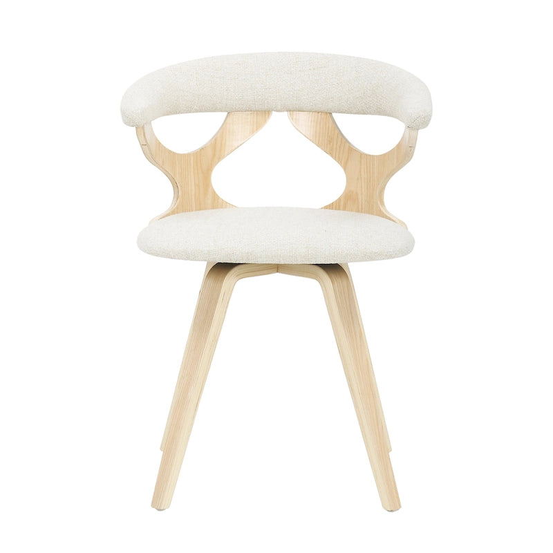 Fauteuil pivotant de salle à manger/d'appoint Carson Carrington Viby, style moderne du milieu du siècle - Non disponible