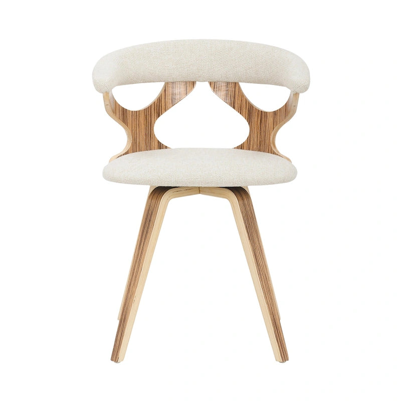 Fauteuil pivotant de salle à manger/d'appoint Carson Carrington Viby, style moderne du milieu du siècle - Non disponible