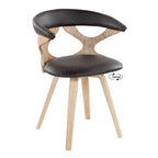 Fauteuil pivotant de salle à manger/d'appoint Carson Carrington Viby, style moderne du milieu du siècle - Non disponible