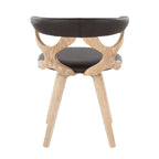 Fauteuil pivotant de salle à manger/d'appoint Carson Carrington Viby, style moderne du milieu du siècle - Non disponible