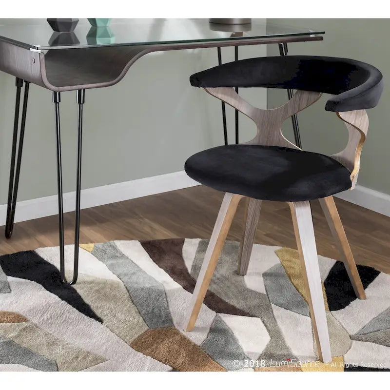 Fauteuil pivotant de salle à manger/d'appoint Carson Carrington Viby, style moderne du milieu du siècle - Non disponible