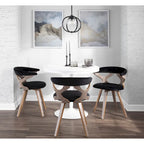 Fauteuil pivotant de salle à manger/d'appoint Carson Carrington Viby, style moderne du milieu du siècle - Non disponible