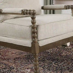 Fauteuil à fuseaux moderne Morden Fort, fauteuil d'appoint pour salon