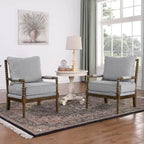 Fauteuil à fuseaux moderne Morden Fort, fauteuil d'appoint pour salon