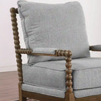 Fauteuil à fuseaux moderne Morden Fort, fauteuil d'appoint pour salon