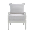 Fauteuil à fuseaux moderne Morden Fort, fauteuil d'appoint pour salon