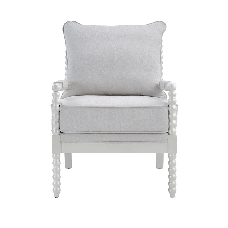 Fauteuil à fuseaux moderne Morden Fort, fauteuil d'appoint pour salon