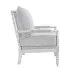 Fauteuil à fuseaux moderne Morden Fort, fauteuil d'appoint pour salon