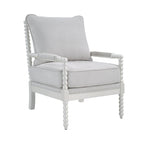 Fauteuil à fuseaux moderne Morden Fort, fauteuil d'appoint pour salon