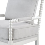 Fauteuil à fuseaux moderne Morden Fort, fauteuil d'appoint pour salon