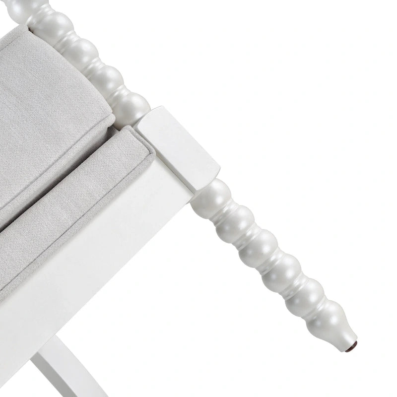 Fauteuil à fuseaux moderne Morden Fort, fauteuil d'appoint pour salon