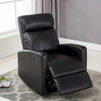 Fauteuil de lecture inclinable électrique AC Pacific Modern en similicuir, petit modèle