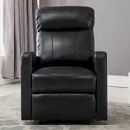 Fauteuil de lecture inclinable électrique AC Pacific Modern en similicuir, petit modèle