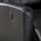 Fauteuil de lecture inclinable électrique AC Pacific Modern en similicuir, petit modèle