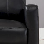 Fauteuil de lecture inclinable électrique AC Pacific Modern en similicuir, petit modèle