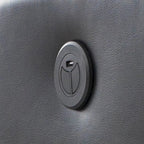 Fauteuil de lecture inclinable électrique AC Pacific Modern en similicuir, petit modèle