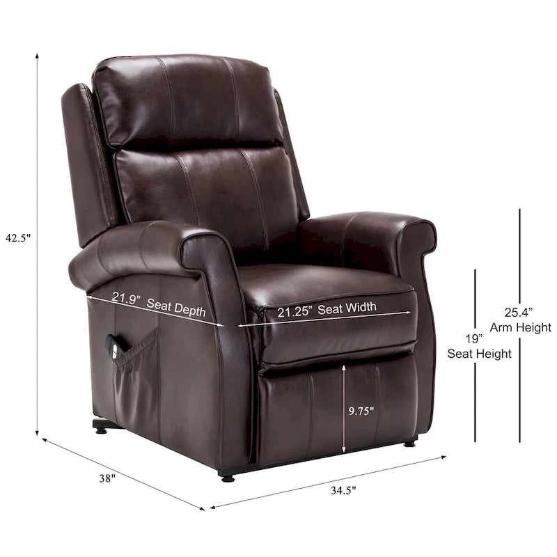 Fauteuil releveur traditionnel Lawrence de Greyson Living