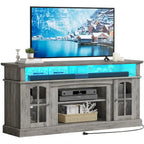 Meuble TV Moasis 58 Highboy, style ferme, pour téléviseurs jusqu'à 65 à 58 pouces.