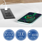 Meuble TV Moasis 58 Highboy, style ferme, pour téléviseurs jusqu'à 65 à 58 pouces.