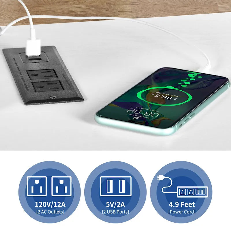 Meuble TV Moasis 58 Highboy, style ferme, pour téléviseurs jusqu'à 65 à 58 pouces.