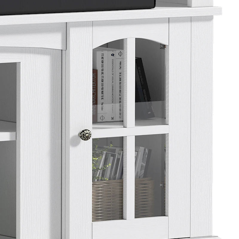 Meuble TV Moasis 58 Highboy, style ferme, pour téléviseurs jusqu'à 65 à 58 pouces.