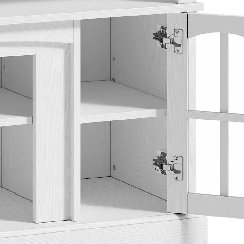 Meuble TV Moasis 58 Highboy, style ferme, pour téléviseurs jusqu'à 65 à 58 pouces.