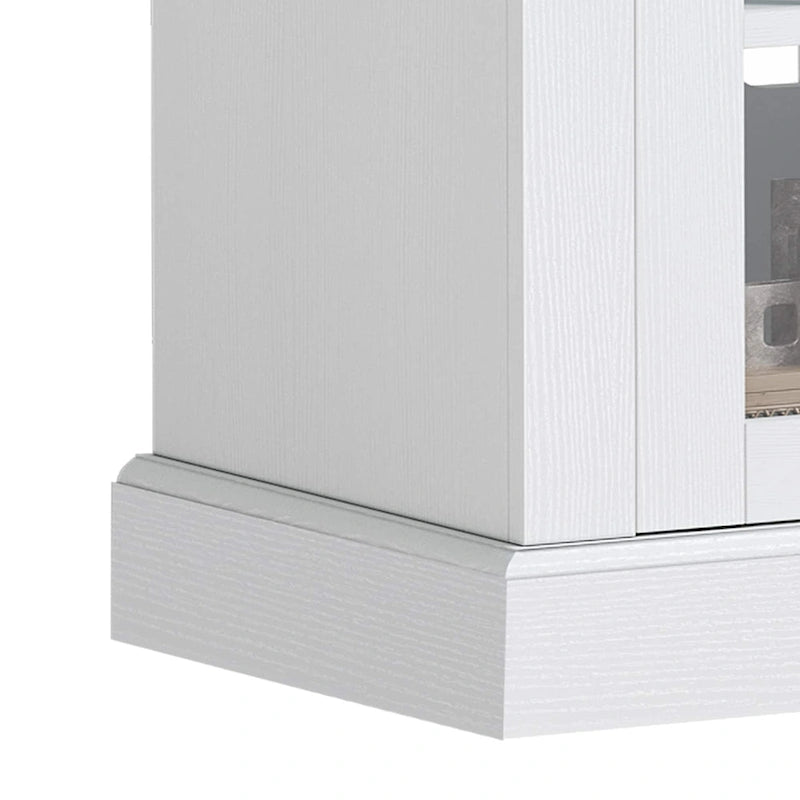 Meuble TV Moasis 58 Highboy, style ferme, pour téléviseurs jusqu'à 65 à 58 pouces.