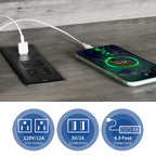 Meuble TV Moasis 58 Highboy, style ferme, pour téléviseurs jusqu'à 65 à 58 pouces.