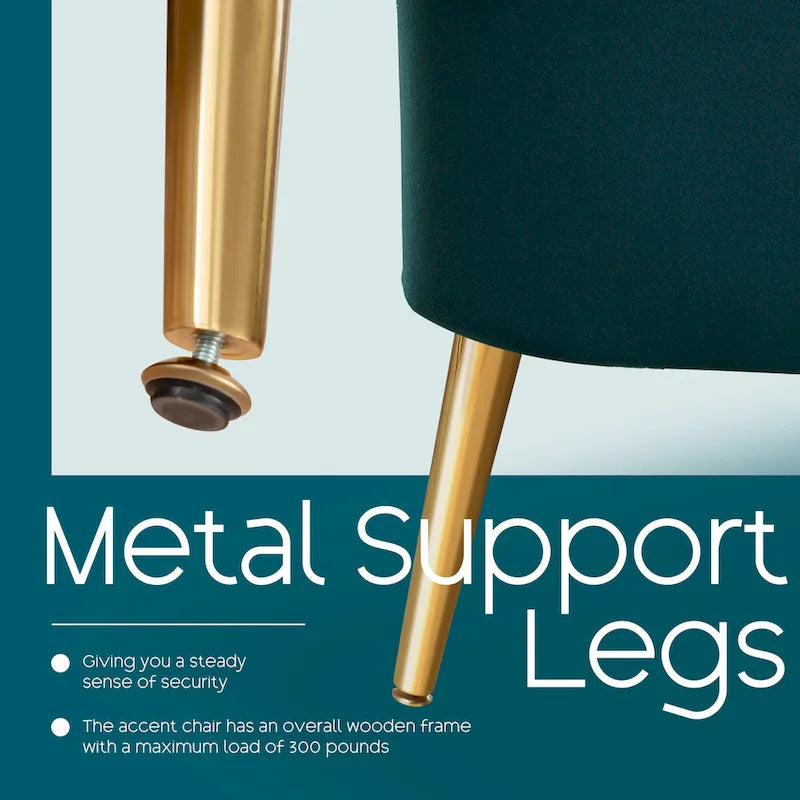 HOMYKA Fauteuil à oreilles moderne, ensemble de 2 fauteuils d'appoint rembourrés